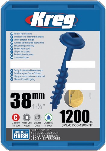 Wkręty do drewna SML-C150B-1200 Kreg