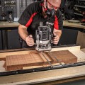 Modułowa konstrukcja, w przypadku dłuższych materiałów można dodać dodatkowe szyny jezdne.