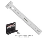 Linijka traserska z haczykiem | Hook Rule 300 mm