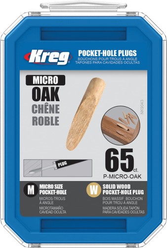 Zatyczki mikro w kolorze dąb