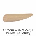 Zatyczki wymagające malowania