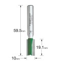 Średnica frezu wynosi 10 mm