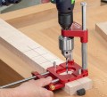 Prowadnica wiertła Woodpeckers Auto Line pozwala na wywiercenie otworu nawet do 50 mm