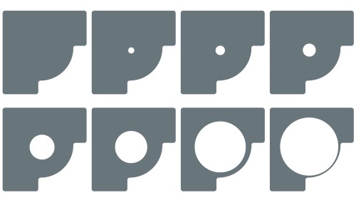 Sauter zestaw płytek redukcyjnych RP2.0-SET-ALL obejmujący wszystkie średnice do podnośników frezarek z serii 2.0
