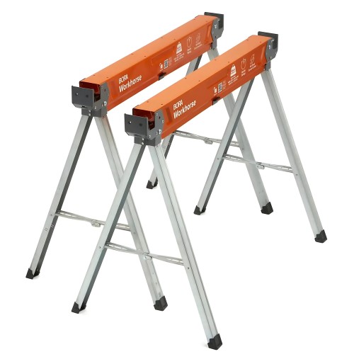 Bora Workhorse X PM-3350T zestaw dwóch składanych koziołków warsztatowych o wysokości 813 mm