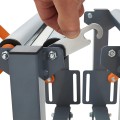 Wbudowane haki pozwalają łączyć kilka przenośników Bora PM-2700 w dłuższy tor roboczy