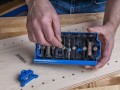 Kreg Shelf Pin Jig KMA3232 sprawdza się podczas produkcji i modernizacji mebli